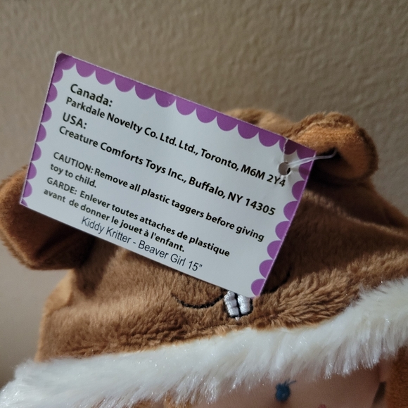 Kiddy Critters Beaver Girl. - Picture 4 of 5